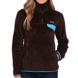 Patagonia blue and brown pullover